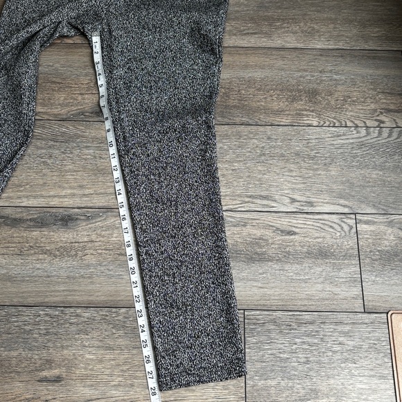 NWT DKNY Stretch Slim Pull On Dress Work Pants Black White Sz Medium - Picture 9 of 10